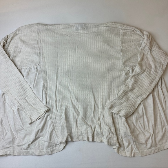 True Craft Sweater Womens Medium Ivory Textured Knit Long Sleeve Pullover Top - Picture 8 of 9